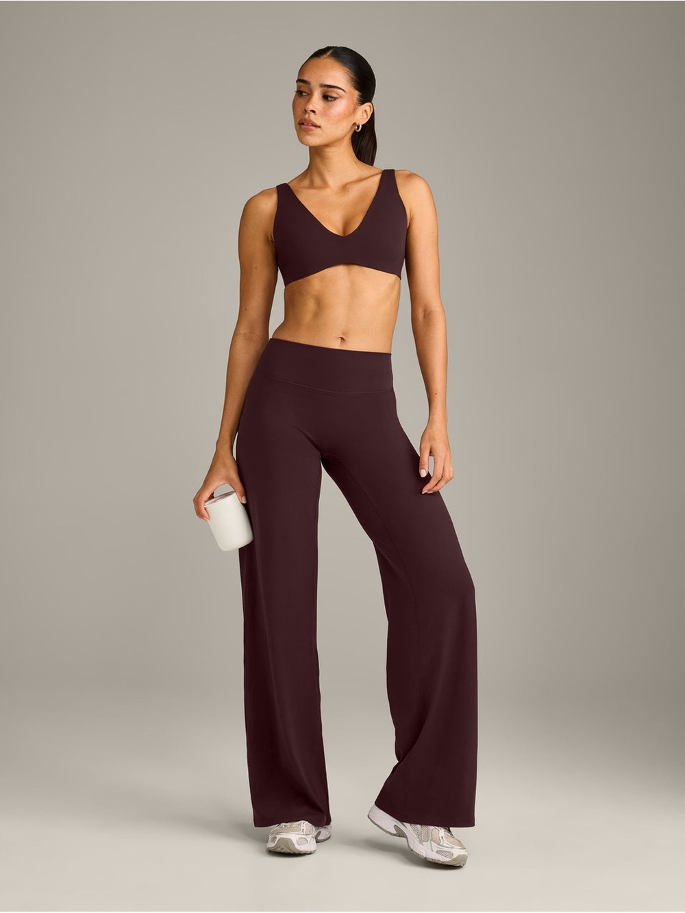 Oner Active Softmotion Straight Leg Pants Plum Brown XS NWT